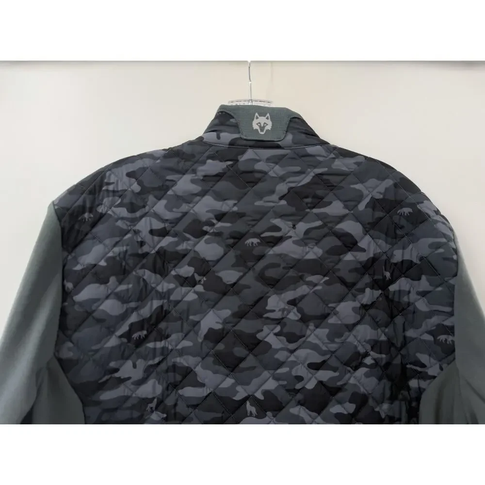 Greyson Men’s Camo Scape Yukon 1/2 Zip Hybrid Performance Jacket Size Large